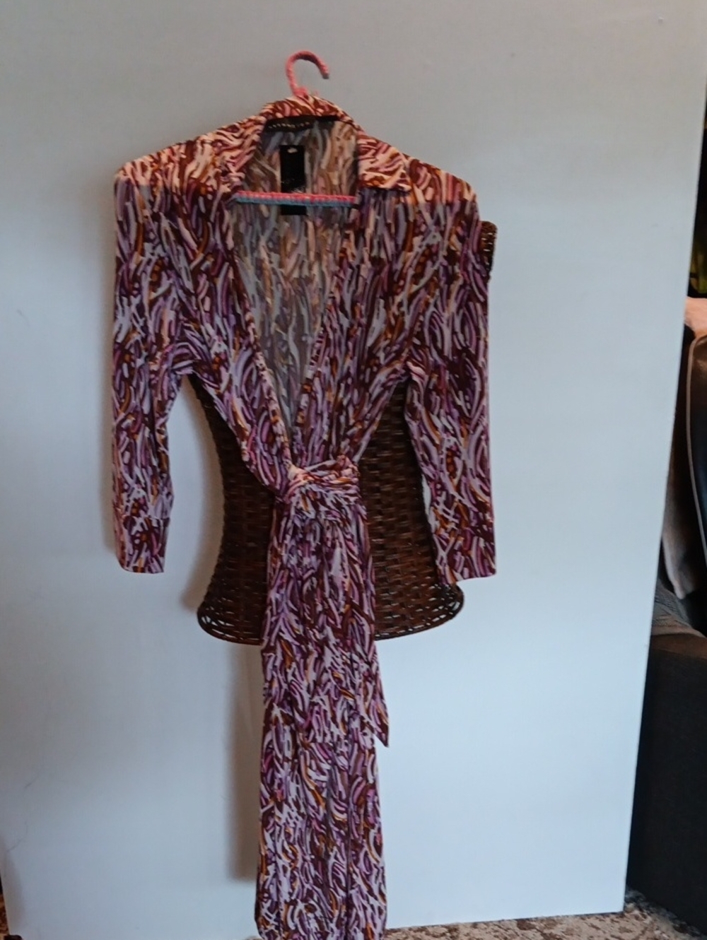 Vintage NWT Wrap Dress Mulitcolor